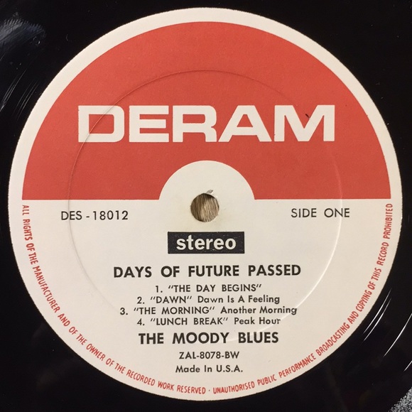 The Moody Blues - “Days Of Future Passed” Vinyl LP - Picture 4 of 5